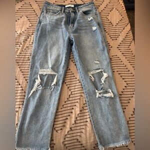 Flying Monkey Distressed Light Blue Jeans